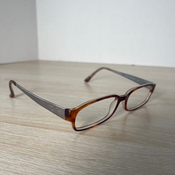 Ray-Ban RB5142 2192 Eyeglasses Titanium Brown Frames Only 52-17-145 - Picture 1 of 8
